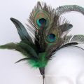 Peacock Fascinator- 1920s- Feather Headband For Ladies Kentucky Derby